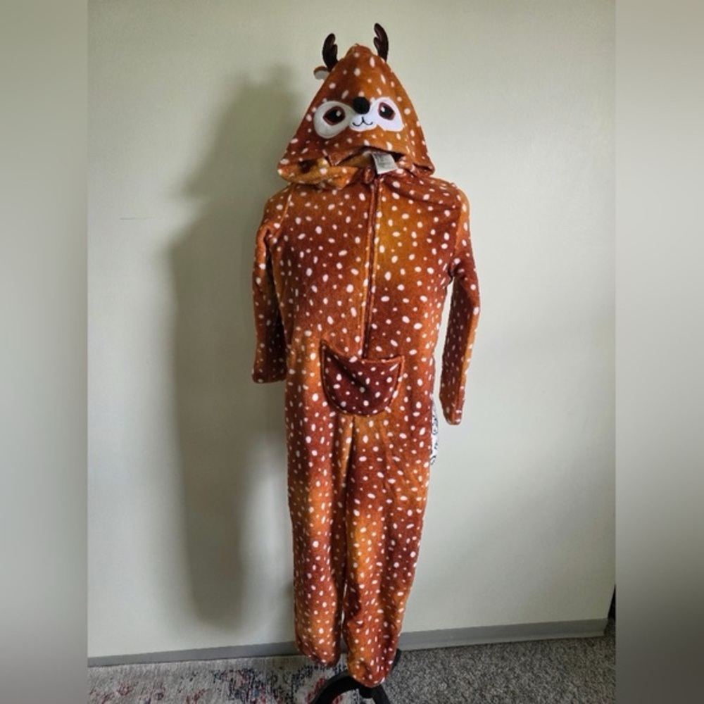 Brown Kangaroo Onesie with Hood